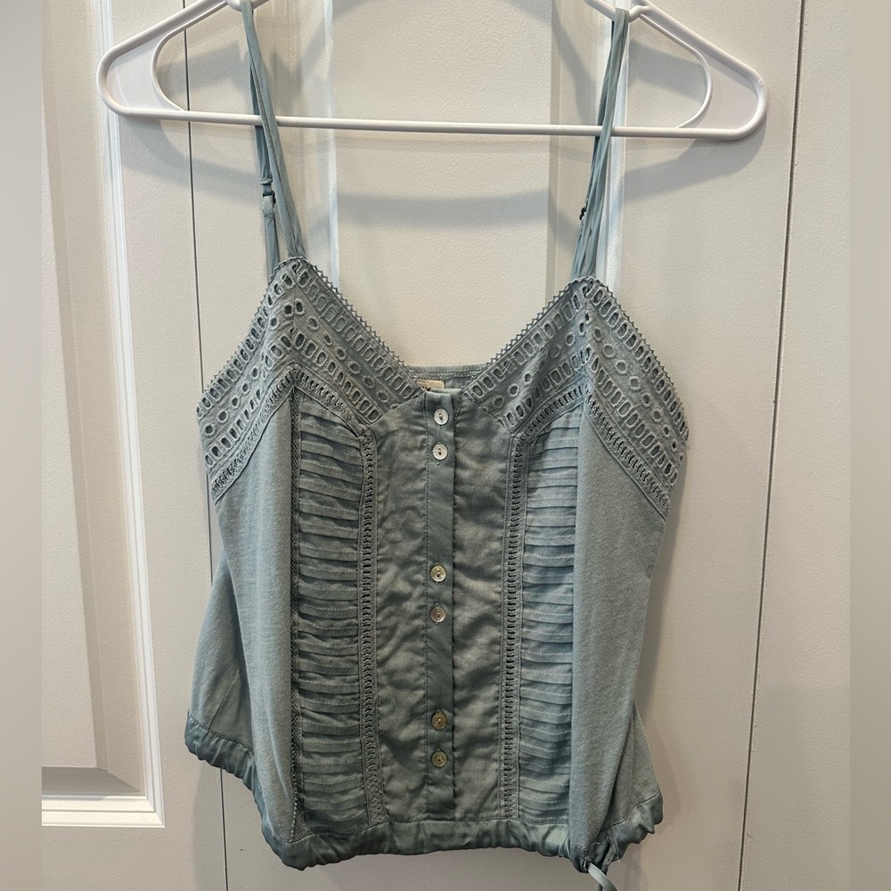 Light blue tank from Anthropologie